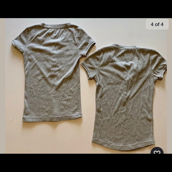 2 Aeropostale Button Front Thermal T Shirts NWOT - Picture 4 of 4